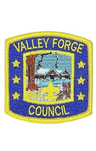 Valley Forge Council PA CP BSA Patch YEL Bdr (ZG605)