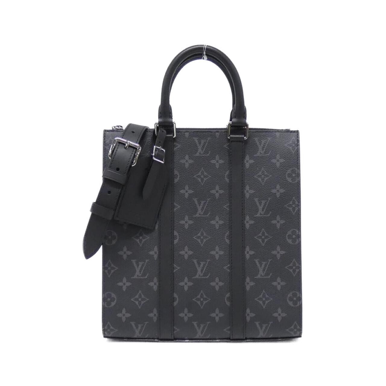 Authentic LOUIS VUITTON Monogram Eclipse Sac Pla … - image 1