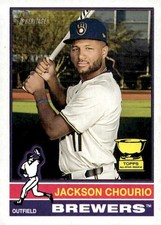 2025 Topps Heritage - Flipped Bat Variation Jackson Chourio #106