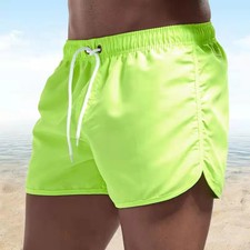 2026 Summer New Men's Shorts Beach Swimming Surfing Fast Drying Breathable Leisu