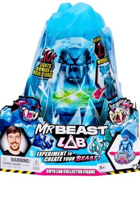 Mr Beast Lab Cryo Lab S2 Figur Set Moose Toys Action Spielzeug mit Sound CryoLab
