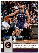 2016-17 Panini Excalibur #156 Georgios Papagiannis Sacramento Kings Rookie