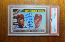 FERGIE JENKINS HOF Signed 1966 Topps # 254  Rookie RC PSA/DNA 10 AUTO INSCRIBED