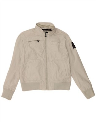 BOMBOOGIE Womens Bomber Jacket UK 18 XL White BW04