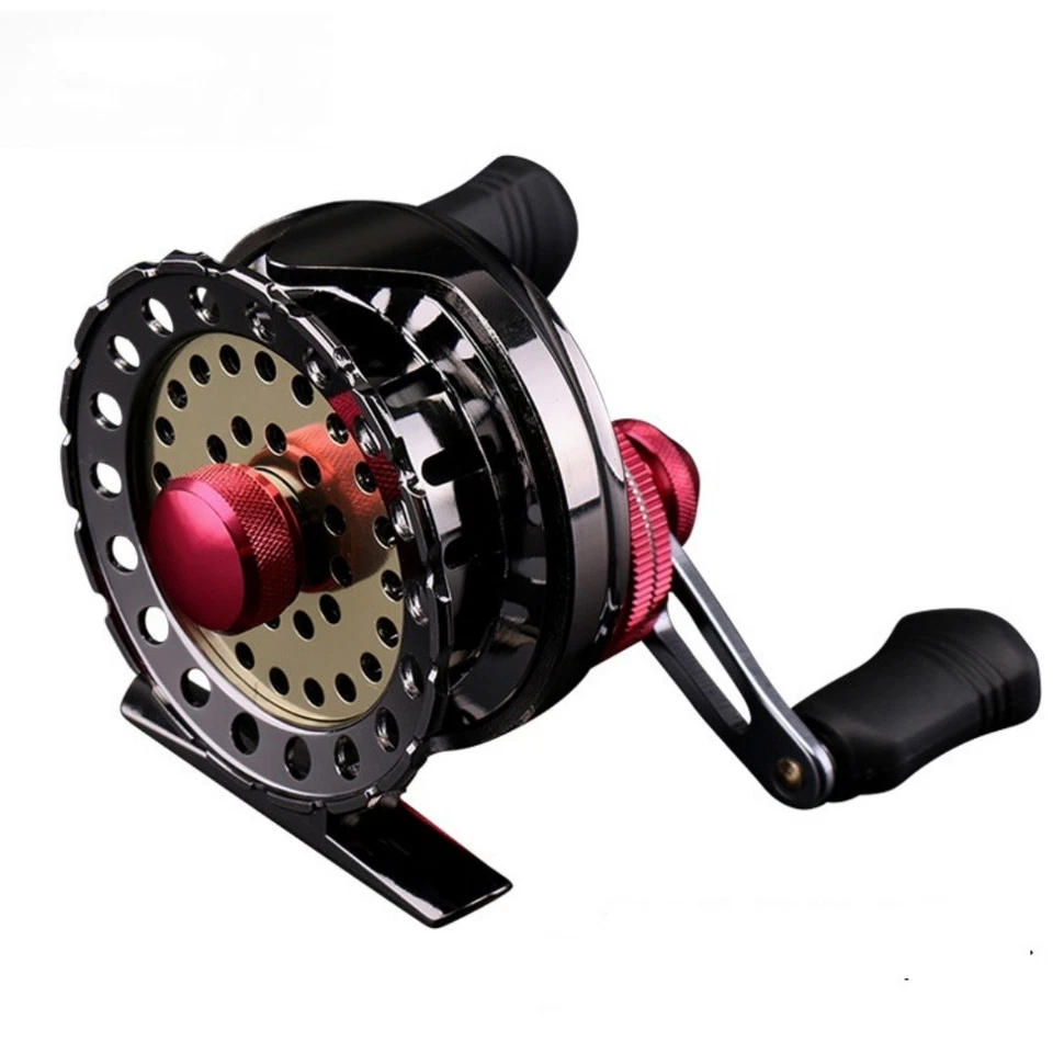 2.6:1 Gear Ratio Inline Ice Fishing Reels Metal Ice Reel Smooth Fish Reel - Image 3 of 4