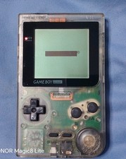 Nintendo Game Boy Pocket Handheld Console - Clear - Good Working Condition!👌