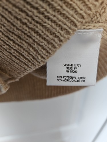 Laura Scott Women's Beige Cardigan Knit  Medium NWT NB262 MRSP $40 - Picture 6 of 10