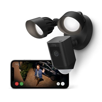 Ring Floodlight Cam Wired Plus | Outdoor Überwachungskamera 1080p HD Video, LED