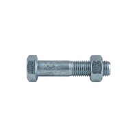 Din 7990 Sechskantschraube M27X70 Stahl 4.6 Feuerverzinkt M. Mutter 10 Stk