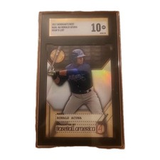2017 Bowman's Best - Deans List Ronald Acuña Jr SGC 10 Pristine 