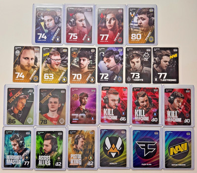 Lot of (22) 2021 Epics CSGO 1st Edition Sub-A100 Low Mint Cards with Holos Zywoo