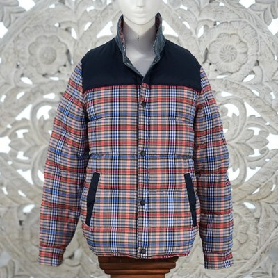 New Scotch & Soda Women's 14 Reversible Plaid & Corduroy Puffer Jacket MSRP 328