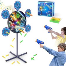 Shooting Game Toy for 4 5 6 7 8 9 10 Boys Kids - 1 Digital Blue