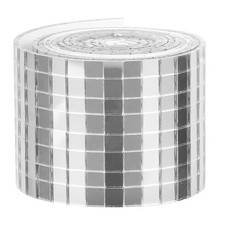 Mirror Tiles Crafts Self-adhesive Glass Mirrors Mosaic Ties Stickers