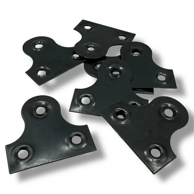 MAGIC OF PIASTRE SPECCHIO NERE STAFFA APPENDIABITI DA PARETE piastra cornice quadro parete 38 mm 3 fori