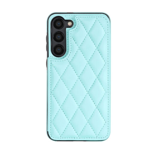 Luxury Grid Leather Credit Card Slots Wallet Case For Samsung Galaxy S23 A73 A53 - Picture 22 of 57