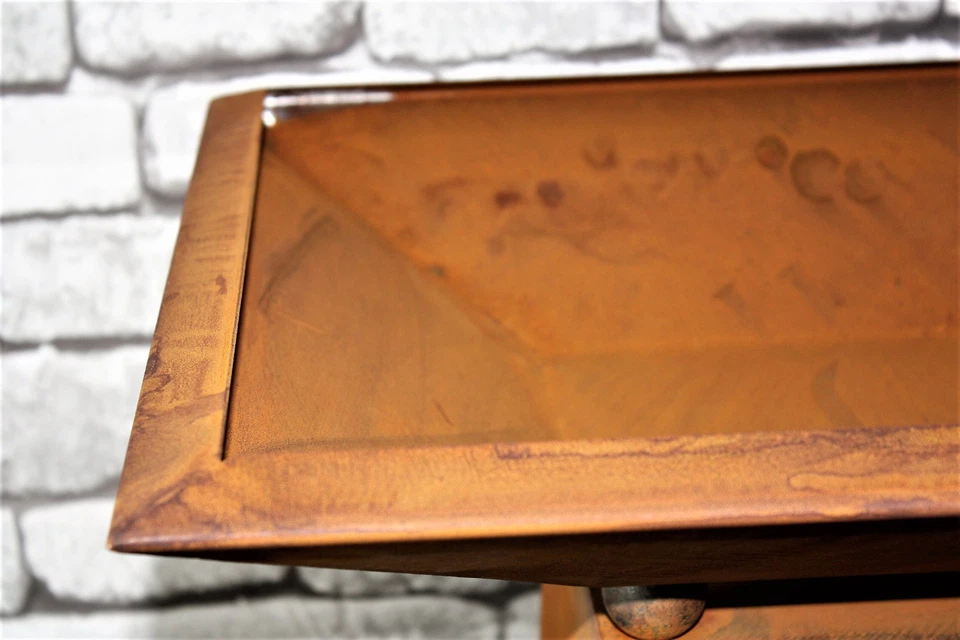 Deko Säule Carpe Diem | Edelrost Metall Rost Pflanzschale Garten Gartendeko - Bild 4 von 4