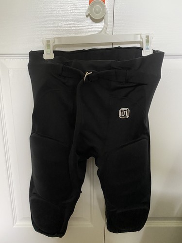 D1 Sports Black Football Pants With 