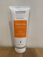 SCENTUALS Brightening Body Scrub Vitamin C Hyaluronic Acid 6.7oz Full Size - NEW