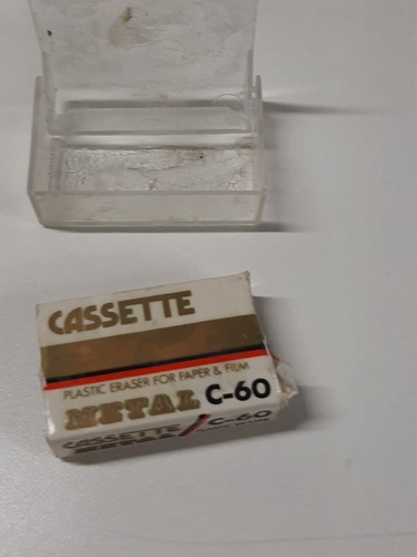 Vintage Cassette Tape Novelty Eraser Kids Japan - Picture 4 of 5