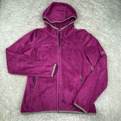 Mammut Fleece Zip Up Jacket Purple Womens Small