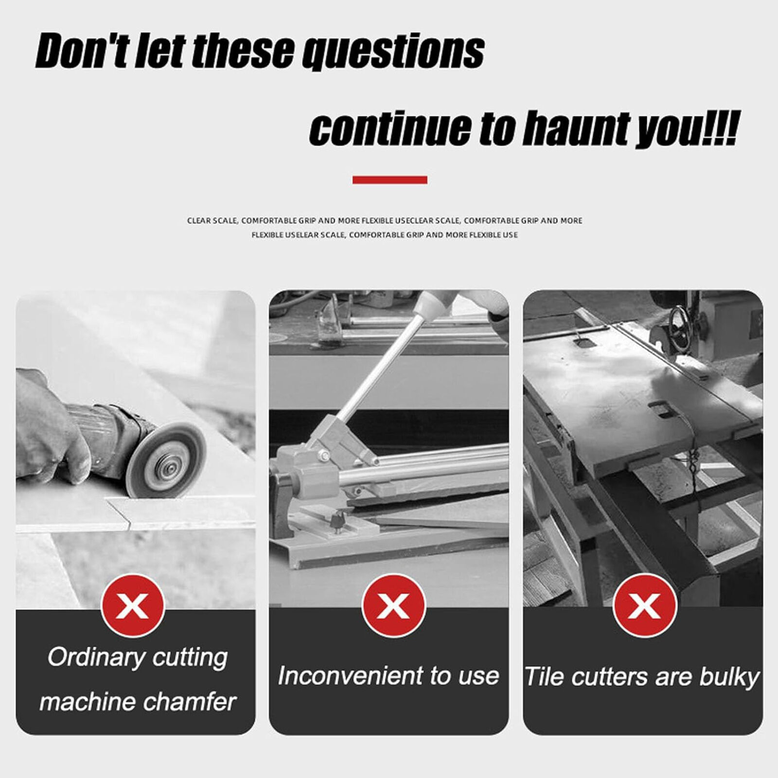 ADWOLT 45° Fliesenschneider Für Winkelschleifer 115/125mm - Präzise Schnitte