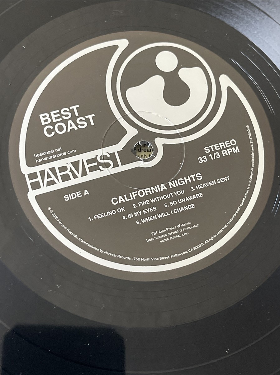 California Nights by Best Coast (Record, 2015) Harvest Records