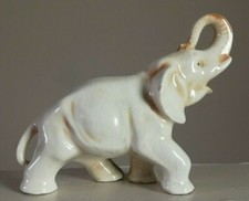 Antique Ceramic Elephant Statuette, Porcelain
