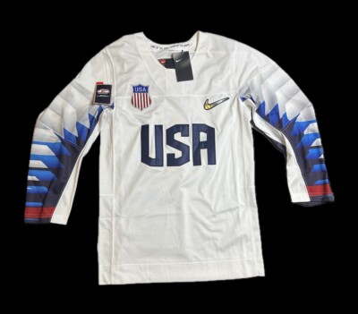 Nike 2018 Team USA Authentic Olympic Hockey Jersey S SMALL P34235