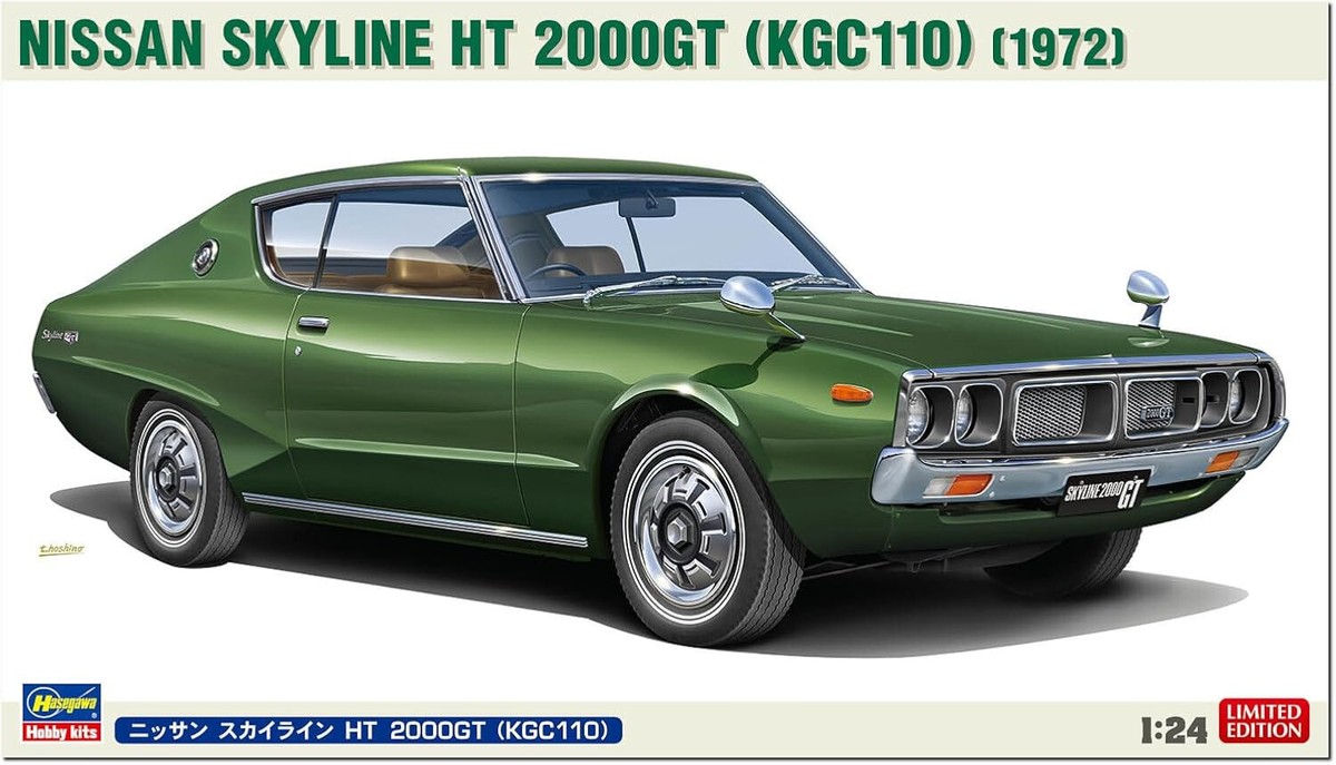 pjevo.00599様向スカイライン HT2000GT Turbo 1/24 Hasegawa 1/24 NISSAN SKYLINE HT 2000GT (KGC110) (1972) MODEL KIT
