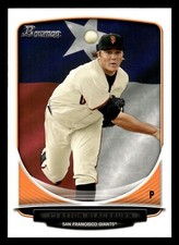 CLAYTON BLACKBURN ⚾ 2013 Bowman Prospects Hometown #BP98 San Francisco Giants