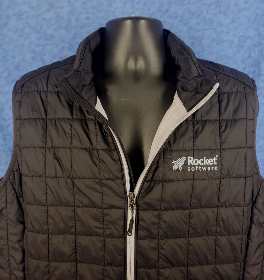 CUTTER & BUCK CB WeatherTec Womens Vest SIZE XXXL Thin Puffer Black Nylon - Image 4 of 4