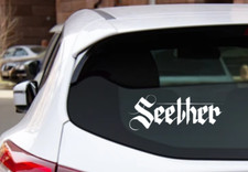 Seether Car Decal Vinyl Band Logo Glossy Bumper Sticker Death Metal Nu Metal Alt