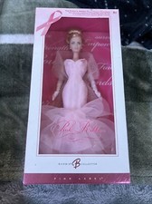 Pink Ribbon Barbie Doll J0932 Collector 2006 Pink Label Blonde Mattel