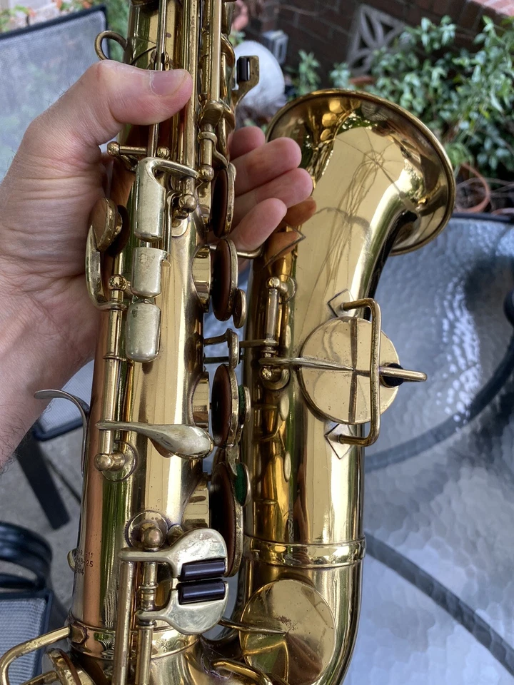 King H.N. Saxofón alto blanco #112694 Foto 4 de 4