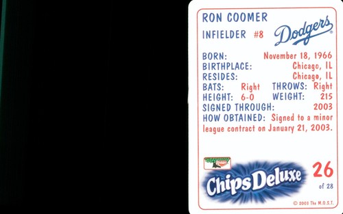2003 Keebler Los Angeles Dodgers SGA - You Pick One! - Beltre, McGriff, Roberts. - Picture 54 of 58