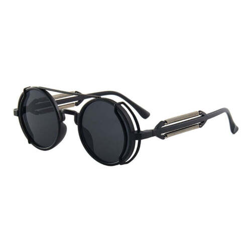 Steampunk Sonnenbrille Doppelfederbein Sonnenbrille Herren & Damen  - Bild 1 von 30