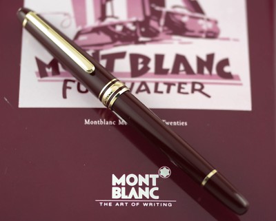 Montblanc Meisterstuck Bordeaux 144R Fountain Pen w/ Collectors