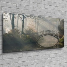 Glass Print Home Modern Kitchen Photo 120x60 Bridge Park Landscape