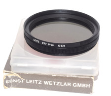 Leitz Leica  Filter Black E77 P-cir 13334 Mint