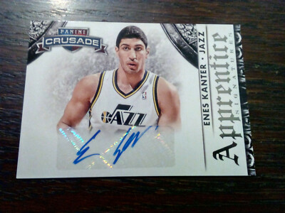 2013-14 Panini Crusade Apprentice Signatures Enes Kanter #3 Auto