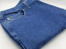 Carhartt Relaxed Fit Jeans 40 x 32 381-83 Work Blue Denim Dungarees 