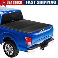 6.7FT Tri-Fold Truck Bed Hard Tonneau Cover Fit for 2016-2024 Nissan Titan 6'-7"