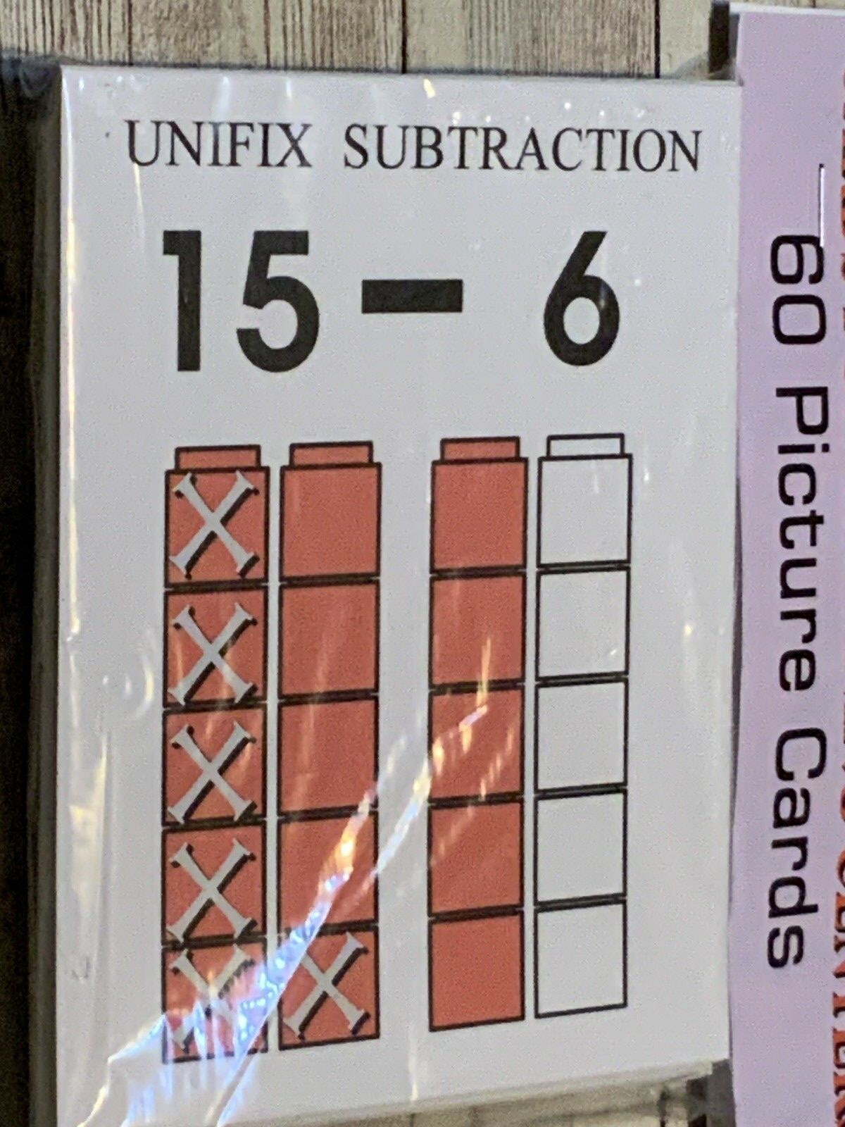 UNIFIX SOTTRACTION - Schede per Learning Center 52 Carte - Forniture didattiche foto 4