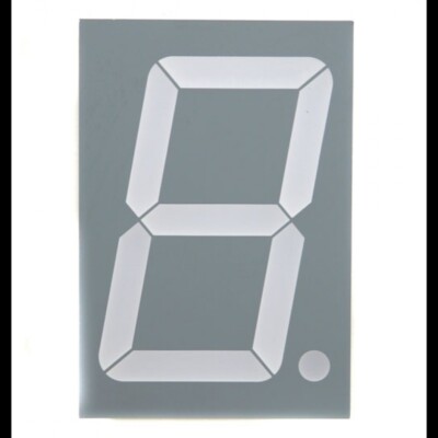 Everlight Electronics 1 Digit Hyper Red 10 Pin LED Display Module