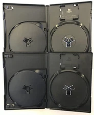 Pack Of 2 Original Sony PS2 Replacement Game Cases/with memory slot ( 2- disc-)