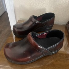 Sanita Women's Original Cabrio Professional Clog Brown Size 38 NEW