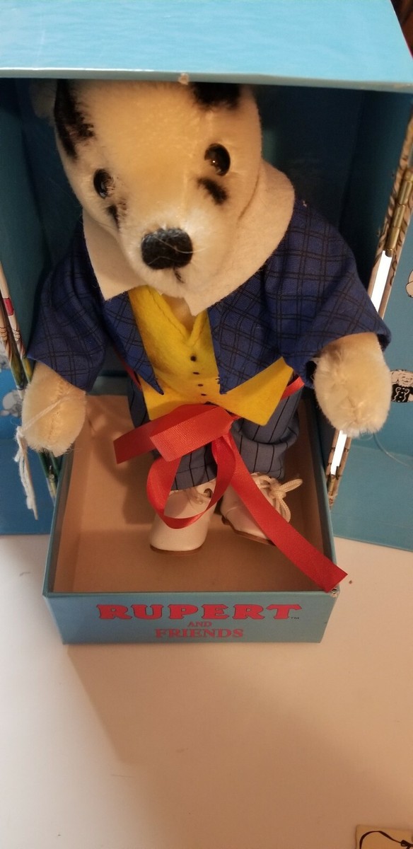 Rupert and Friends Merrythought Vintage and VHTF Rare Teddy Bear
