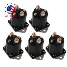 Solenoid For 8016 Club Car DS Golf Cart Part 36 Volt 1976~1998 4 Terminal 5 Pcs