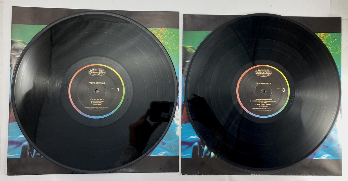 BEASTIE BOYS PAUL'S BOUTIQUE 1998 2LP VG+ RE Vinyl Record 8 Panel